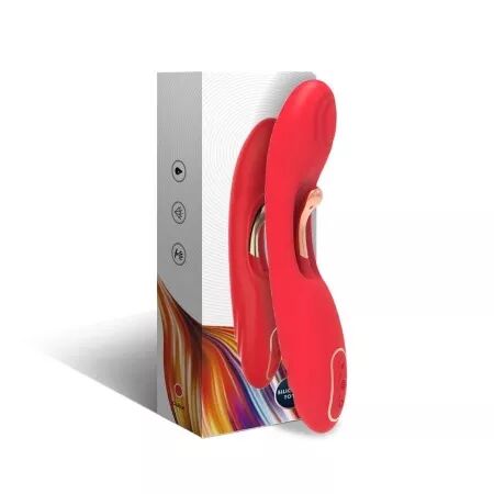 ARMONY - VIBRATEUR &Agrave; LANGUE OSCILLANTE ROUGE