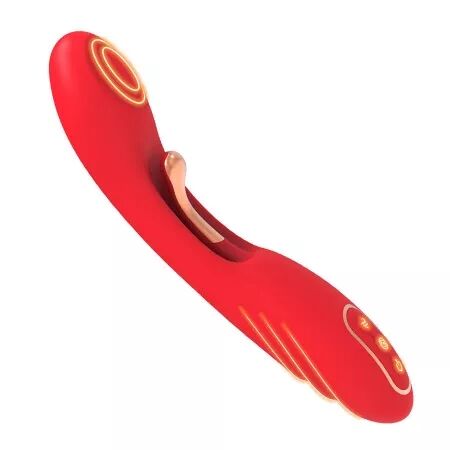 ARMONY - VIBRATEUR &Agrave; LANGUE OSCILLANTE ROUGE