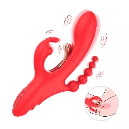 ARMONY - STIMULATEUR DE POINT G ET DE CLITORIS VIBRATEUR ROUGE