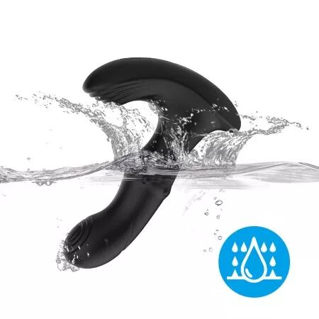 ARMONY - VIBRATEUR DE PROSTATE ANAL AVEC T&Eacute;L&Eacute;COMMANDE NOIR