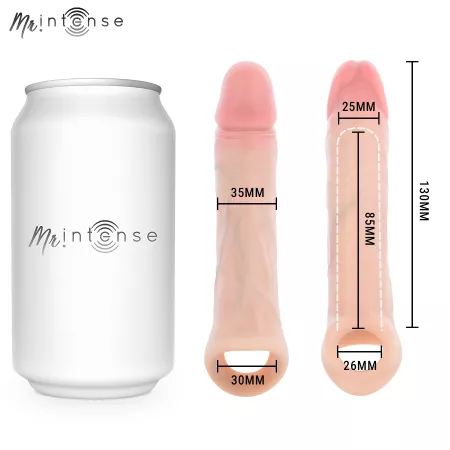 MR INTENSE - SIMON S PROTECTION P&Eacute;NALE EN SILICONE 13 CM -&Oslash;- 4 CM