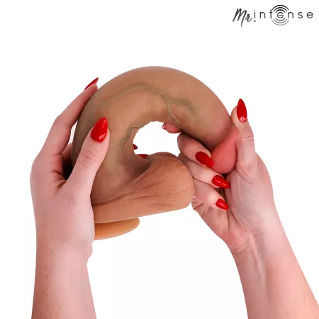 MR INTENSE - BRUCE XL GODEMICHET EN SILICONE AVEC TESTICULES 25,5 CM -&Oslash;- 5,5 CM