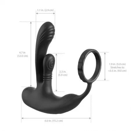 ANAL FANTASY ELITE - STIMULATEUR ANAL ET P&Eacute;RIN&Eacute;AL RECHARGEABLE ASS-GASM INTIMOTION