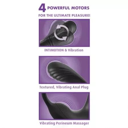 ANAL FANTASY ELITE - STIMULATEUR ANAL ET P&Eacute;RIN&Eacute;AL RECHARGEABLE ASS-GASM INTIMOTION