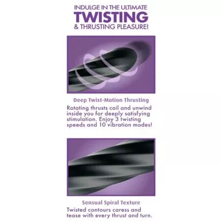 ANAL FANTASY ELITE - TWIST ECSTASY STIMULATEUR ANAL ROTATIF RECHARGEABLE