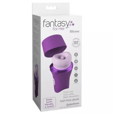 FANTASY FOR HER - LUSH KISS PELUCHE VIOLETTE &Agrave; SUCCION ET L&Eacute;CHAGE CLITORIAL