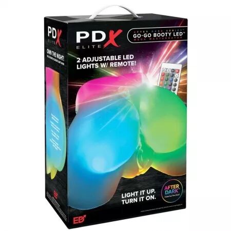 PDX ELITE - MASTURBATEUR MASCULIN M&Eacute;GA ILLUMIN&Eacute; &Agrave; LED GO-GO BOOTY
