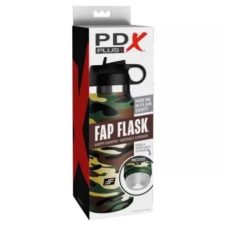 PDX PLUS - FAP FLASK HAPPY CAMPER MASTURBATEUR DISCRET CAMOUFLAGE