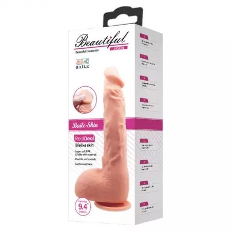 BAILE - GODE RÉALISTE JASON NATUREL 24 CM