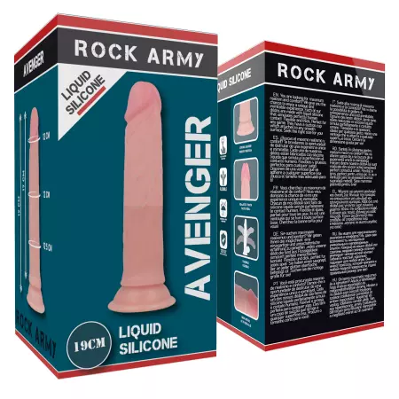 ROCKARMY - LIQUIDE SILICONE PREMIUM AVENGER REALISTIC 19CM