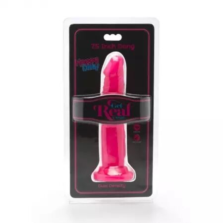 GET REAL - HAPPY DICKS DONG 19 CM ROSE