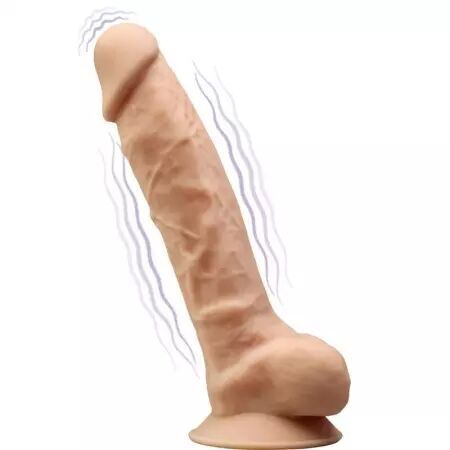 SILEXD - MODÈLE 1 VIBRATEUR PÉNIS RÉALISTE SILICONE PREMIUM SILEXPAN 20 CM