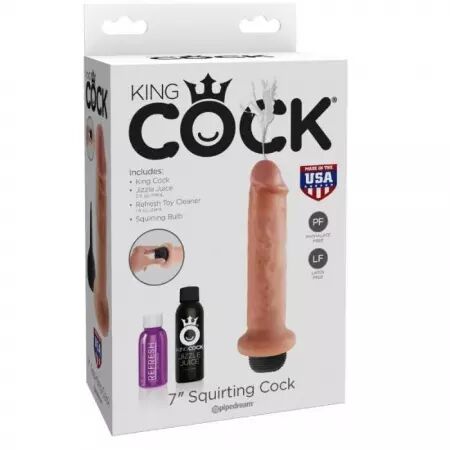 KING COCK - 17.8 CM GODE ÉJACULANTE