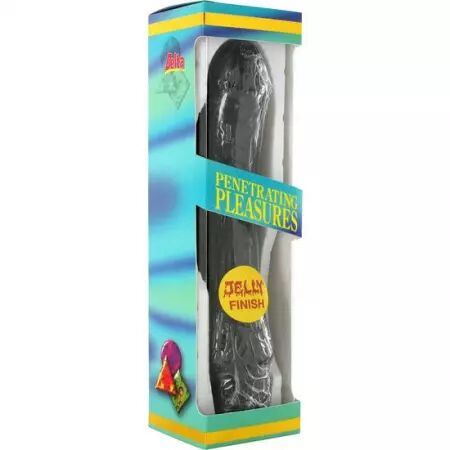SEVEN CREATIONS - VIBRATEUR GELÉE NOIRE 20 CM