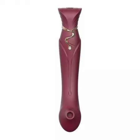 ZALO - QUEEN SET PULSE WAVE CLIT STIM ROUGE