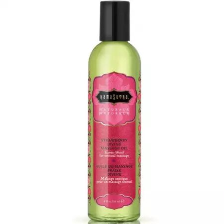 KAMASUTRA - HUILE DE MASSAGE DIVINE FRAISE NATURALS 236ML