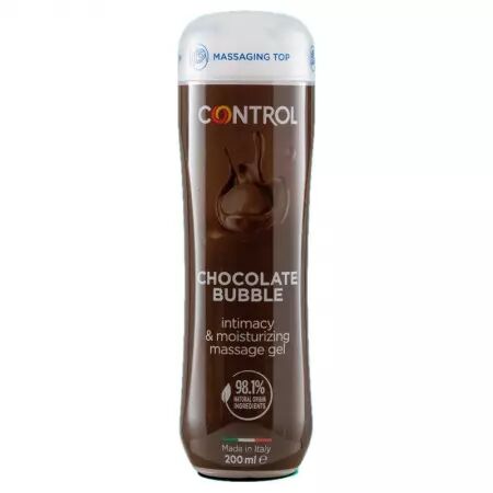 CONTROL - GEL DE MASSAGE 3 EN 1 BULLE DE CHOCOLAT 200 ML