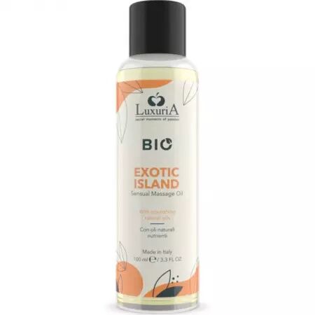 INTIMATELINE LUXURIA - HUILE DE MASSAGE BIO ÎLES EXOTIQUE 100 ML