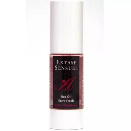 EXTASE SENSUAL - HUILE DE MASSAGE EFFET FRAISE EXTRA FRAÎCHE 30 ML