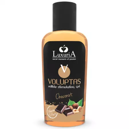 INTIMATELINE LUXURIA - VOLUPTAS GEL DE MASSAGE COMESTIBLE EFFET CHAUFFANT - CHOCONUT 100 ML