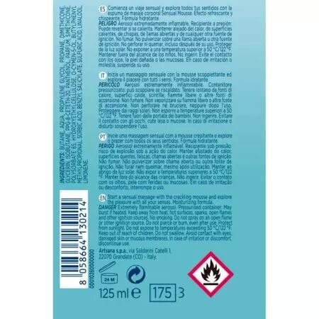 CONTROL - MOUSSE CRÈME DE MASSAGE ONDES SENSUELLES 125 ML