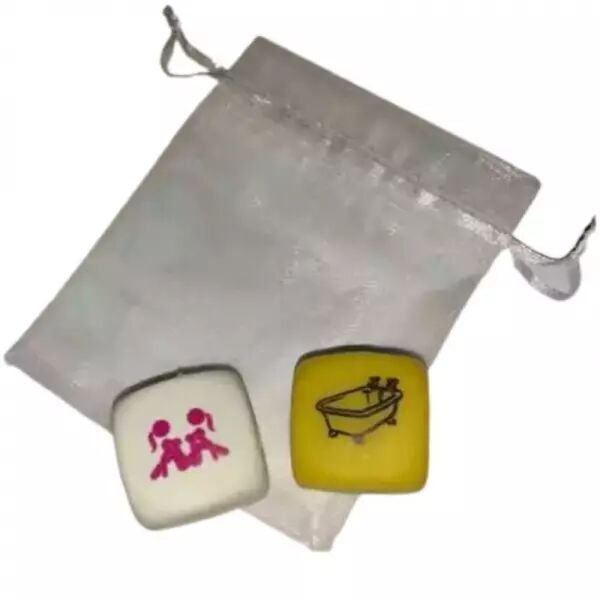DIABLO PICANTE - JEU DE 2 D�S KAMASUTRA POUR FILLES POSTURE + PLACE