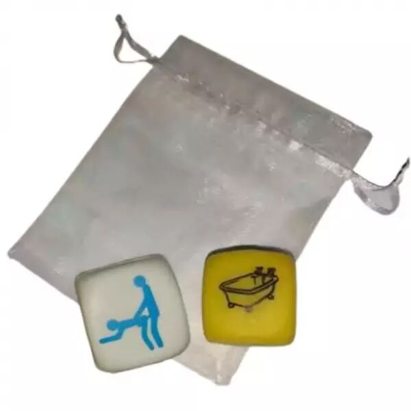 DIABLO PICANTE - JEU DE 2 D�S KAMASUTRA POUR GAR�ON POSTURE + PLACE