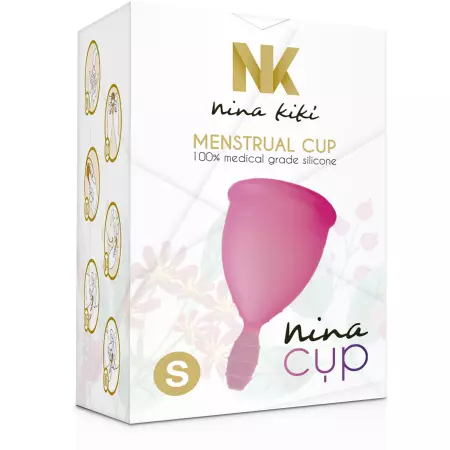 NINA KIKÍ - COUPE MENSTRUELLE ROSE TAILLE S