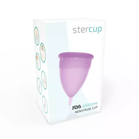 STERCUP - COUPE MENSTRUELLE EN SILICONE FDA TAILLE L LILAS
