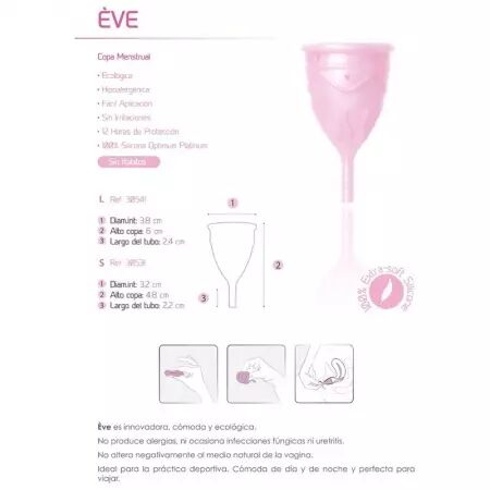 FEMINTIMATE - COUPE MENSTRUELLE EN SILICONE EVE TAILLE L