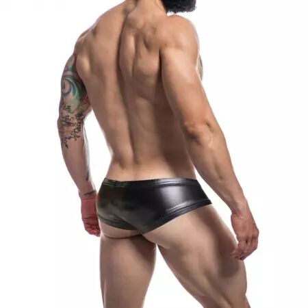 CUT4MEN - SHORT BOOTY SIMILICUIR NOIR XL