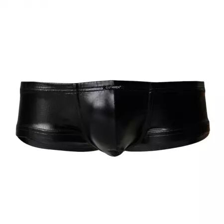 CUT4MEN - SHORT BOOTY SIMILICUIR NOIR XL
