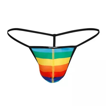CUT4MEN - G-STRING PROVOCATEUR ARC-EN-CIEL XL