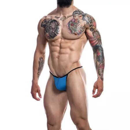 CUT4MEN - G-STRING PROVOCATEUR BLEU ROYAL OTS XL