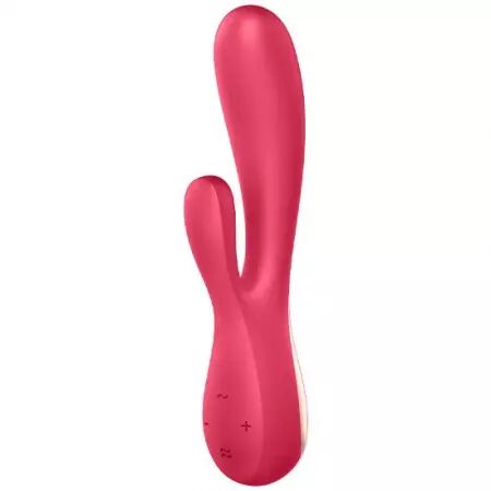 SATISFYER - MONO FLEX ROUGE AVEC APPLICATION