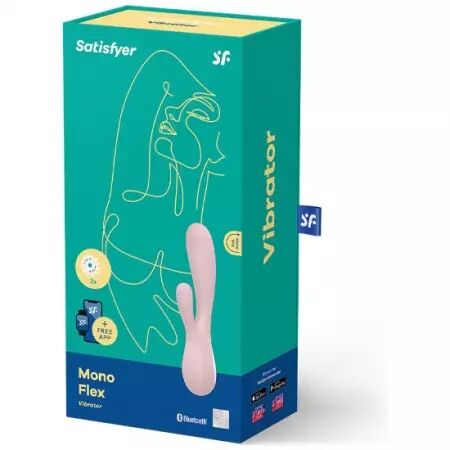 SATISFYER - MONO FLEX ROSE AVEC APPLICATION