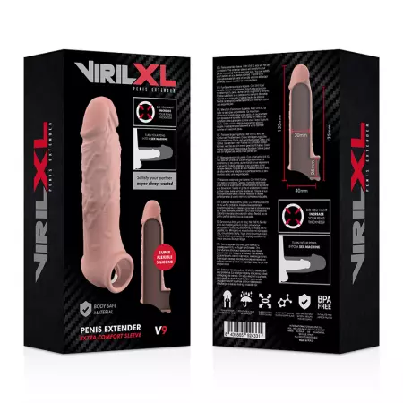 VIRILXL - EXTENSION NATURELLE DU PÉNIS EN SILICONE LIQUIDE V9