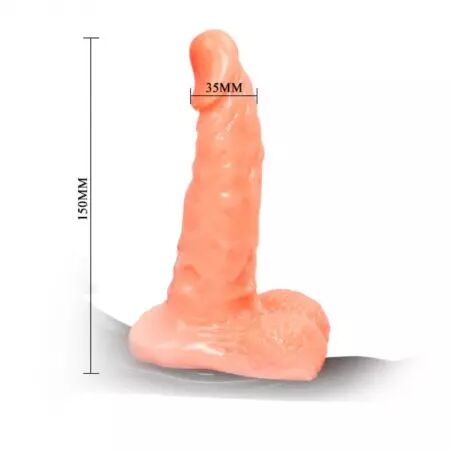 BAILE - HARNAIS AVEC PÉNIS RÉALISTE ET CULOTTE RÉGLABLE ULTRA PASSIONNÉE 15.5 CM