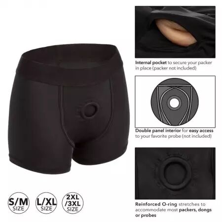 CALIFORNIA EXOTICS - HARNAIS STYLE BOXER S/M