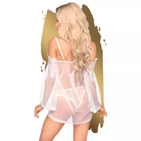 PENTHOUSE - LIP SMACKER BABYDOLL BLANC S/M