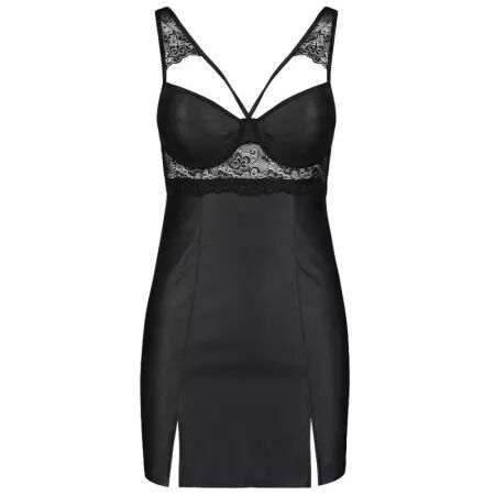 PASSION - LOONA CHEMISE CUIR ÉCOLOGIQUE L/XL