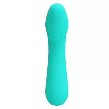 PRETTY LOVE - VIBRATEUR RECHARGEABLE CETUS VERT AQUA