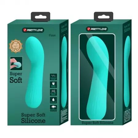 PRETTY LOVE - VIBRATEUR RECHARGEABLE FAUN VERT AQUA