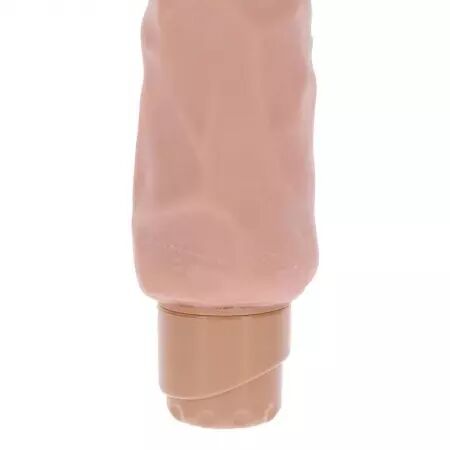 GET REAL - GRAND VIBRATEUR DOUBLE DENSITÉ 20,5 CM PEAU