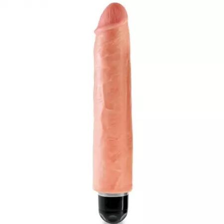 KING COCK - VIBRATEUR RIGIDE RÉALISTE 25.4 CM NATUREL