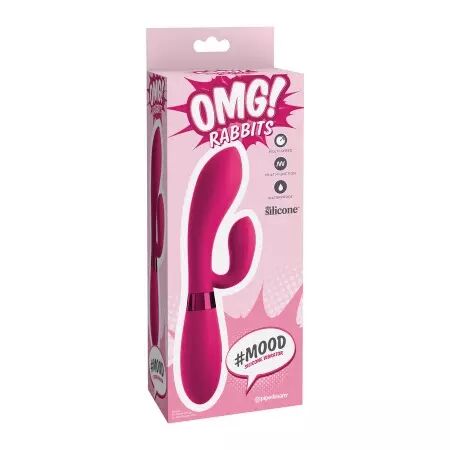 OMG - MOOD SILICONE VIBRATOR ROSE