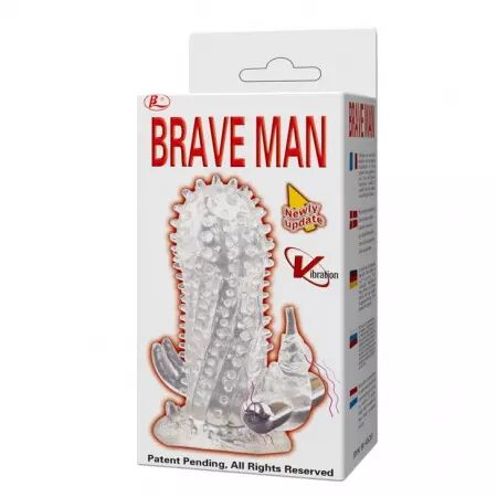 BAILE - BRAVE MAN RABBIT VIBRATEUR EXTENSION DE PÉNIS