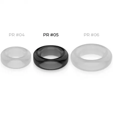 POWERING - ANNEAU PÉNIS SUPER FLEXIBLE ET RÉSISTANT 4,8CM PR05 NOIR