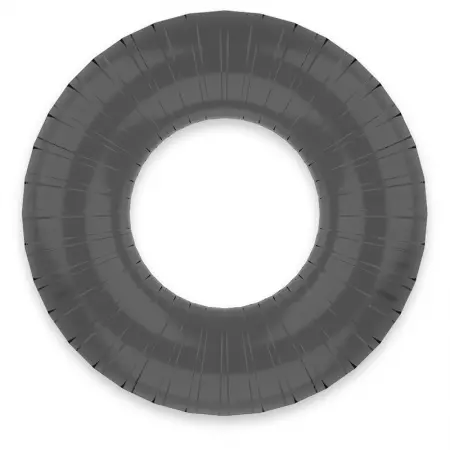 POWERING - ANNEAU PÉNIS SUPER FLEXIBLE ET RÉSISTANT 4,5CM PR07 NOIR