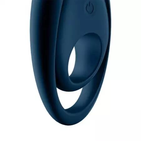 SATISFYER - VIBRATEUR  ANNEAU GLORIOUS DUO BLEU